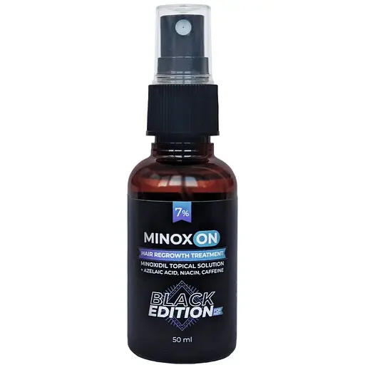 Лосьйон Minoxon Black Edition Minoxidil 7% для росту волосся чоловічий 50 мл