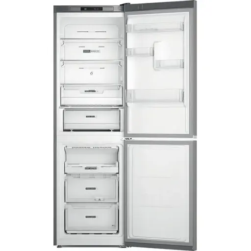 Холодильник Whirlpool W7X 82I OX двухкамерный общий объем 378L полезный объем 231L/104L А++ 191x60x68 см Gray - фото 4