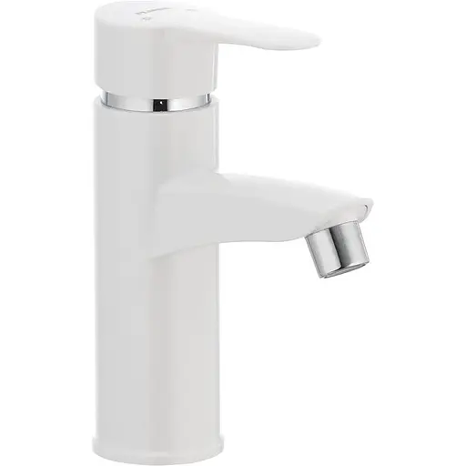 Смеситель для умывальника PLAMIX Sergio-001 белый (PM0028) - фото 1