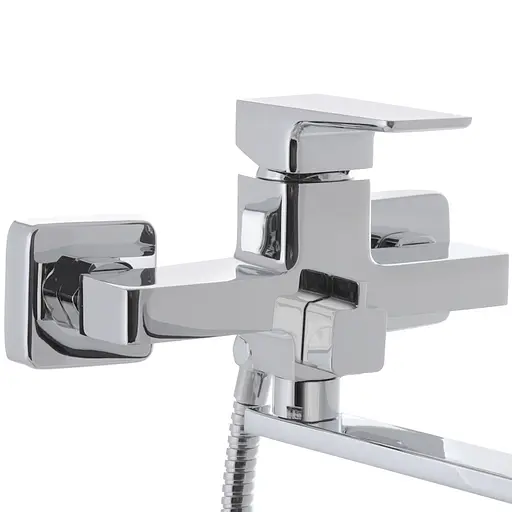 Змішувач для ванни Mixxus Premium Kvadro 006 Euro MI5807 Хром - фото 2