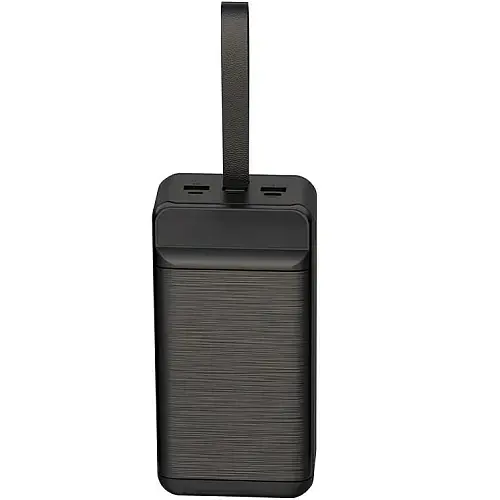 Універсальна мобільна батарея XO PR158 50000mAh PD20W+QC22.5W (Чорний) - фото 2