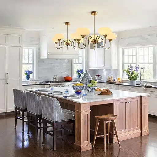 Світлодіодна люстра Дзвіночок 5025 (Золота) на 3 плафони - фото 3