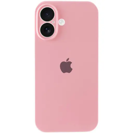 Чохол Epik Silicone Case Full Camera Protective AA для Apple iPhone 16, 6.1 Рожевий/Light pink - фото 5