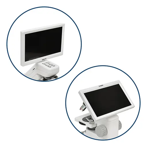 Цифровой микроскоп SIGETA NEXOR 80x-800x 2 MP 7" LCD Wi-Fi с кейсом и набором для опытов (65205) - фото 9