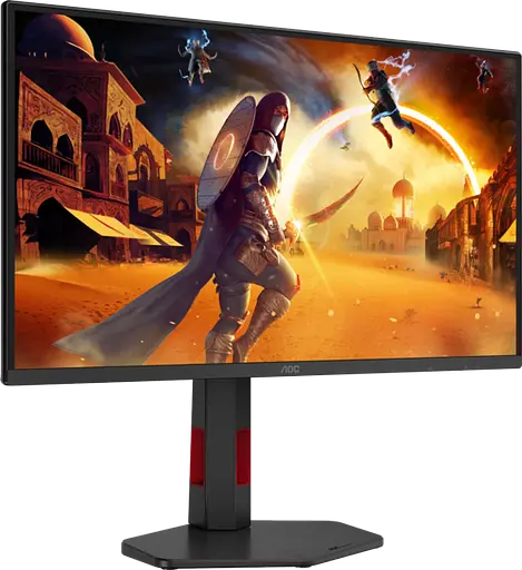 Монiтор 24.5" AOC Q25G4SR Black/Red - фото 3