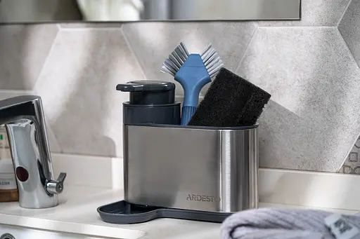 Органайзер для моющих средств Ardesto Minimalism 8 х 12.7 х 16 см серый (ARHB3102GS) - фото 13