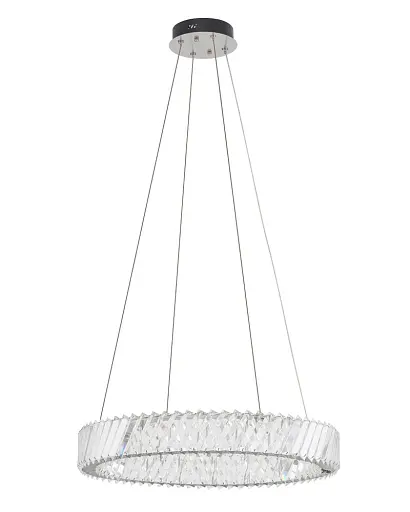 Подвесной светильник, люстра Nowodvorski 11705 Luxora Round LED 1x30W 3000K 2700Lm IP20 хром - фото 1