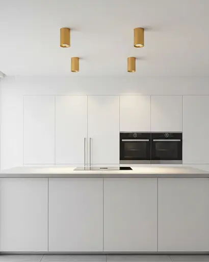 Точковий світильник Azzardo AZ5239 Eiger GU10 1x40W IP54 золотий - фото 2