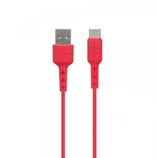 Кабель провод для зарядки смартфона/телефона Hoco X30 Type-C 1.2 м красный - фото 2