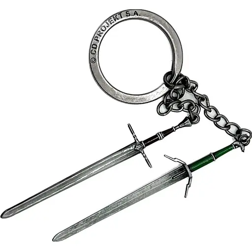 Брелок The Witcher 3 Geralt Two Swords - фото 1