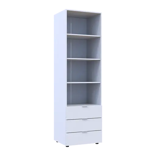 Пенал для одягу Doros Гелар Білий 3Ш 60х49.5х203.4 (41516133) - фото 5