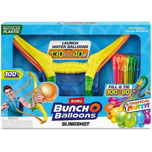 Ігровий набір Bunch O Balloons Рогатка та 100 водних куль (56494) - фото 1
