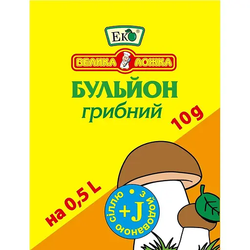 Бульон Эко Грибной стик-пакет 10 г - фото 1