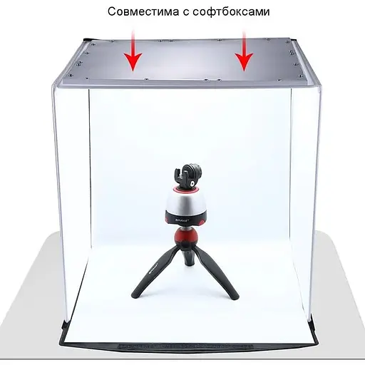 LED панель Puluz 1200LM для предметної зйомки, 34.7x34.7 см - фото 2