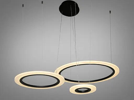 Ексклюзивна новинка, світлодіодна люстра для зали потужністю 170 Вт - фото 2