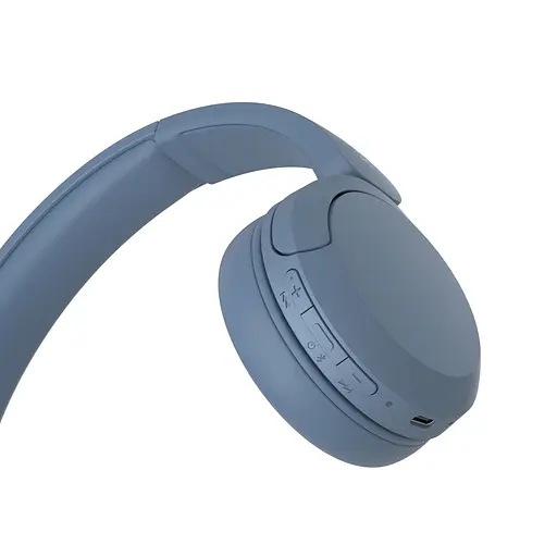Навушники On-ear WH-CH520 BT 5.2, SBC, AAC, Wireless, Mic, Синій Sony teh0013182 - фото 7