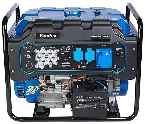 Генератор бензиновий EnerSol 5/5.5 кВт EPG-5500SEA - фото 1