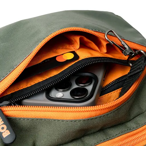 Сумка Born Utility Sling хаки/оранжевый - фото 4