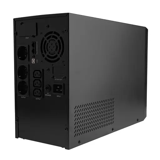 Джерело безперебійного живлення LogicPower LP-UL3500VA 2450 Вт, чорне, 3 розетки Schuko, лінійно-інтерактивне, USB/SNMP, апроксимована синусоїда - фото 6