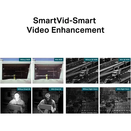 IP-камера TP-Link VIGI C240-4, PoE, 4Мп, 4мм, H265+, IP66, Turret, цветное ночное видение, внутренняя - фото 10