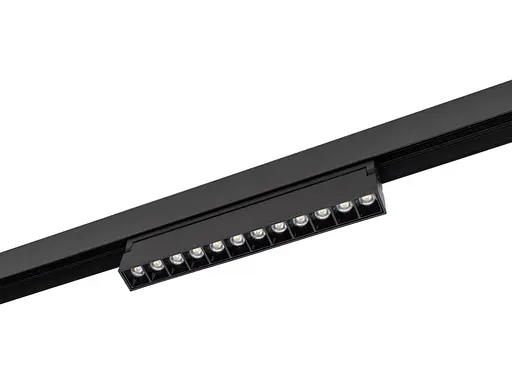 Магнитный трековый поворотный светильник KW-293/12W NW DC48V BK Brille 48-181
