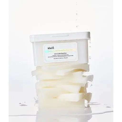 Пады для лица с витамином C Dear Klairs Freshly Juiced Vitamin Skin Prep Pads 80 шт. 290 мл - фото 2