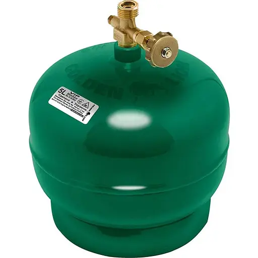 Газовий балон Voltronic Golden Lion 4.8л + пальник 20354 Green (GL-GBG-2k-48L) [149929]