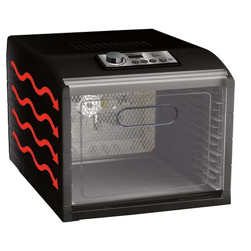 Сушарка для продуктів Sencor 500 Вт піддонів 2 x 33 см алюміній/пластик чорний - фото 4