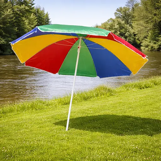 Парасолька пляжна Market Union 180х190 см різнокольорова (1004597) - фото 1