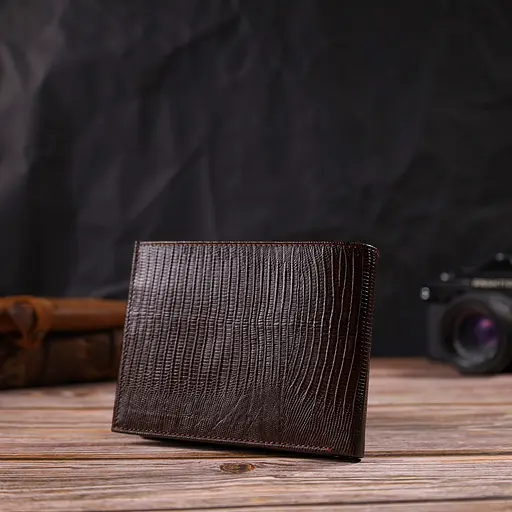 Чоловічий шкіряний гаманець Canpellini 12х9.7х2 см acs0025643 - фото 7