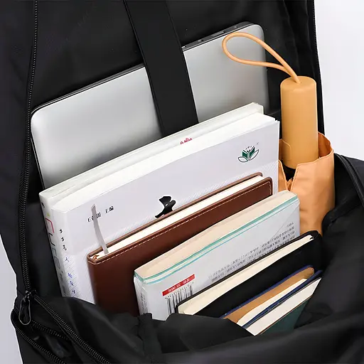 Універсальний міський рюкзак Justpack з ортопедичною спинкою чорний 31 х 48 х 19 см (5778) - фото 8