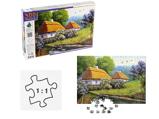 Пазли Енергія+ Традиційне українське село, 500 елементів - фото 2