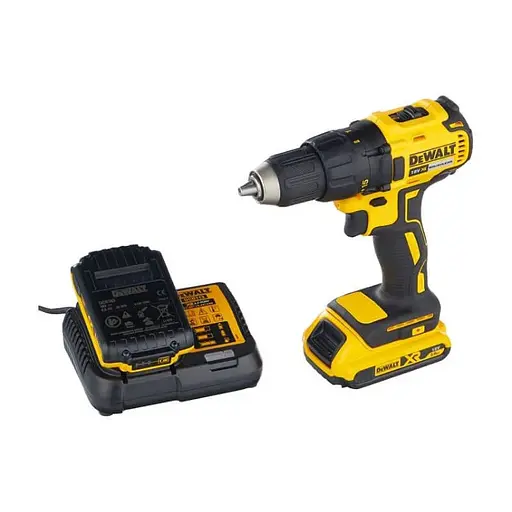 Дрель-шуруповерт бесщеточный DeWalt XR Li-Ion 18В акб 2х2 А/ч 65 Нм 500-1750 об/мин патрон 13мм ЗП кейс 1.15 кг - фото 3