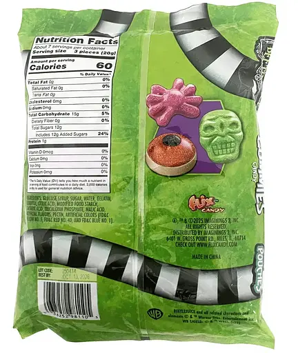 Кислі мармеладні цукерки Beetlejuice Halloween Sour Gummies 138 г - фото 2