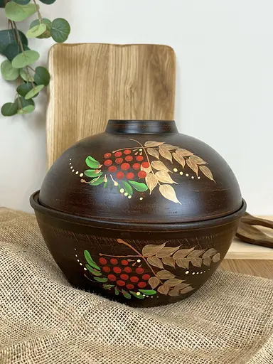 Хлібниця керамічна (глиняна) Золотий Колосок 6 л - фото 2