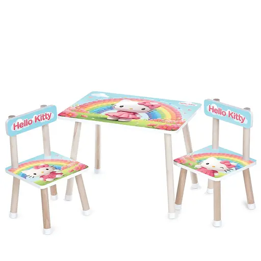 Дитячий столик M 501-34 стільниця 60 х 40 см, 2 стільчики