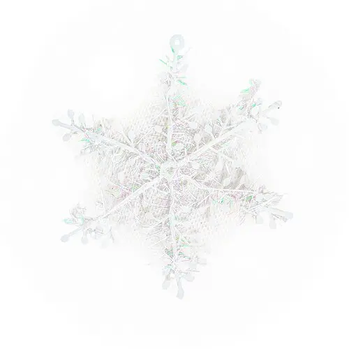 Снежинка одинарная 11 см - фото 1