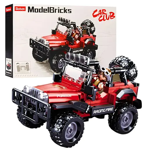 Конструктор  Sluban Model Bricks Джип на 253 деталі (M38-B0816)