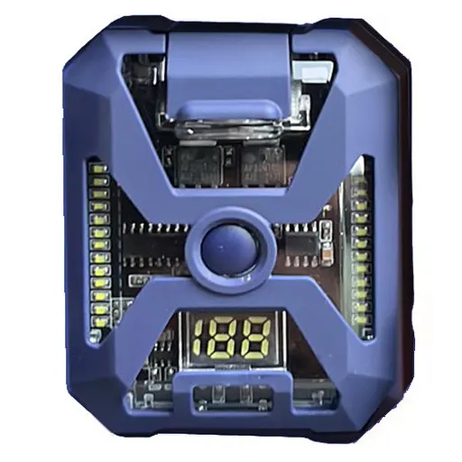 Фонарь зажигалка Multifunctional D69 + BOX LCD Type-C (3 + 1 режимы) - фото 2