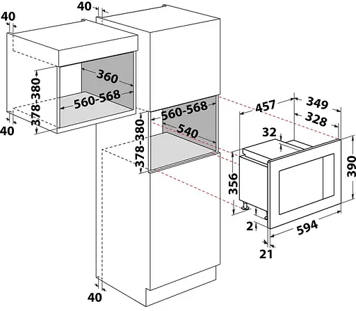 Микроволновая печь с грилем Whirlpool WMF 200 GNB - фото 3