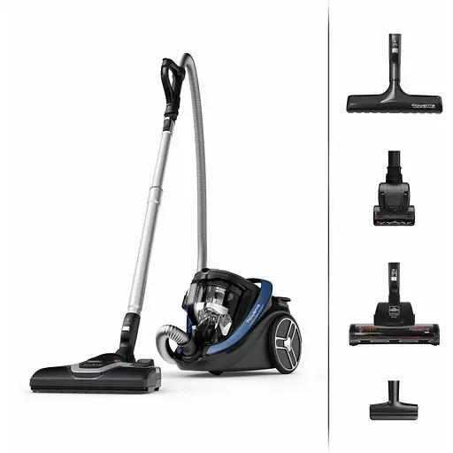Пилосос Rowenta Silence Force Cyclonic контейнерний чорно-синій (RO7971EA) - фото 2