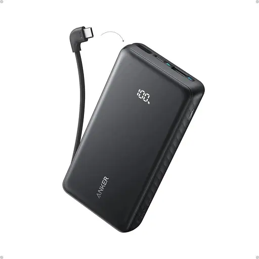 Повербанк Anker Zolo 22.5W чорний 20000 mAh - фото 1