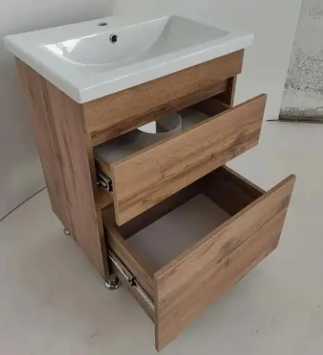 Тумба ПіК Мінімал Wood + раковина Cersanit Como 50 см 30412 - фото 3