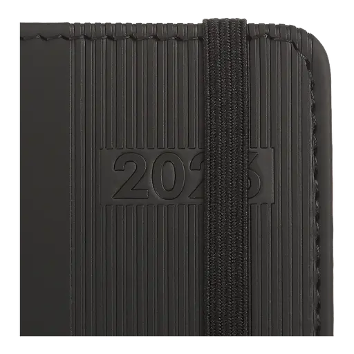 Щоденник датований Buromax Barone 2026 A6 штучна шкіра/поролон чорний (BM.2578-01) - фото 4