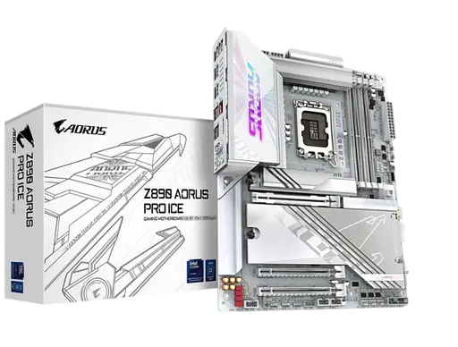 Материнська плата Gigabyte Z890 Aorus Pro Ice LGA 1851 (Z890 AORUS PRO ICE)