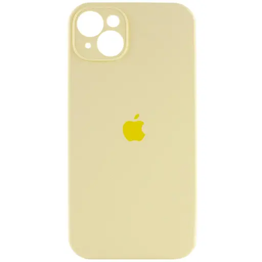 Чехол Epik Silicone Case Full Camera Protective AA для Apple iPhone 15, 6.1 Желтый/Mellow Yellow