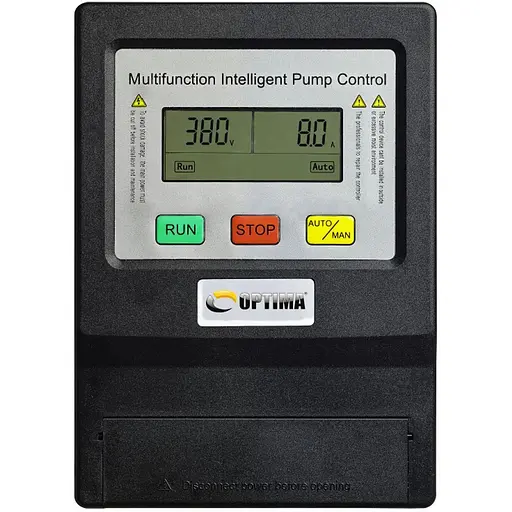 Пульт управления Optima для глубинного трехфазного насоса PW-1 5,5 - 7.5 кВт (11806) - фото 1