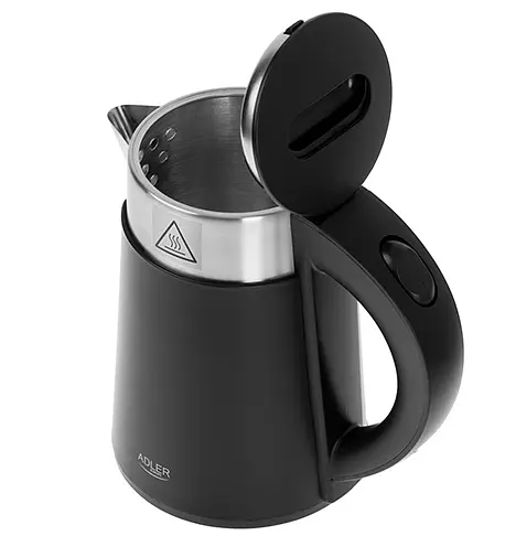 Электрочайник Черный 0.6л Adler AD 1372 - фото 4