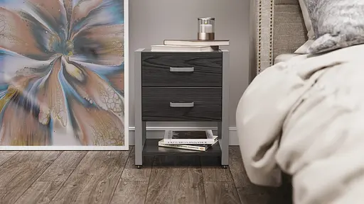 Тумба универсальная Вивьен 2/1 50x41x40 серый ДСП Сосна Кембра 16мм FRD-104185 - фото 4