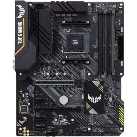Материнская плата Asus TUF Gaming AM4 (B450) B450-PLUS II, B450, 4xDDR4, CrossFire, Int.Video(CPU), 6xSATA3, 2xM. 2, 1xPCI-E 16x 3.0, 1xPCI-E 16x 2.0, 3xPCI-E 1x 2.0, ALC S1200A, L8200A, 8xUSB3.2/4xUSB2.0, HDMI/DP, ATX
